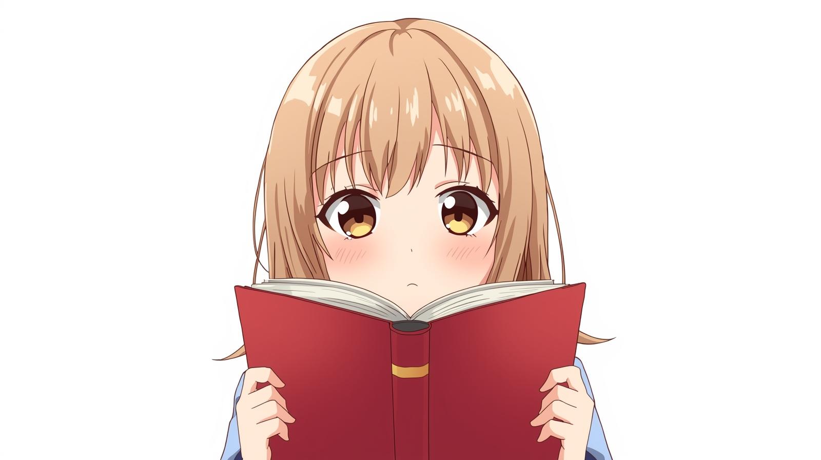 本にうんざりするミナ